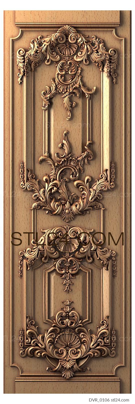 Doors (DVR_0106) 3D models for cnc