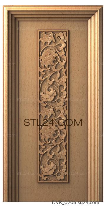 Doors (DVR_0206) 3D models for cnc