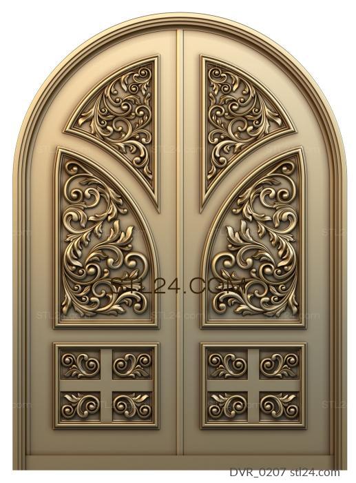 Doors (DVR_0207) 3D models for cnc