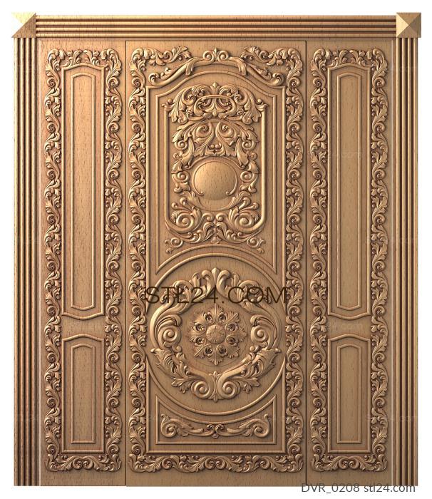 Doors (DVR_0208) 3D models for cnc