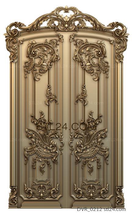 Doors (DVR_0212) 3D models for cnc