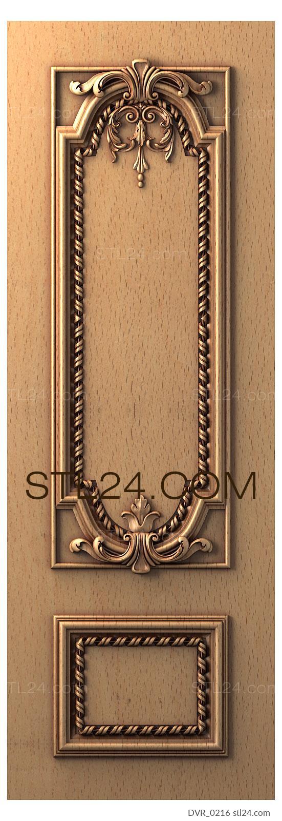 Doors (DVR_0216) 3D models for cnc