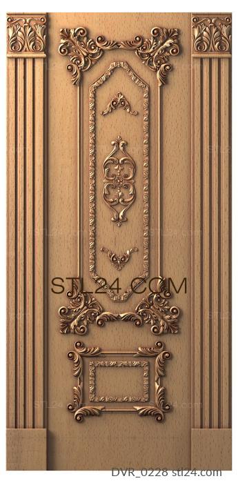 Doors (DVR_0228) 3D models for cnc