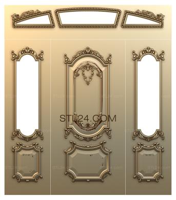 3д модель распашных дверей (stl)