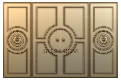 Двери резные (DVR_0277) 3D модель для ЧПУ станка
