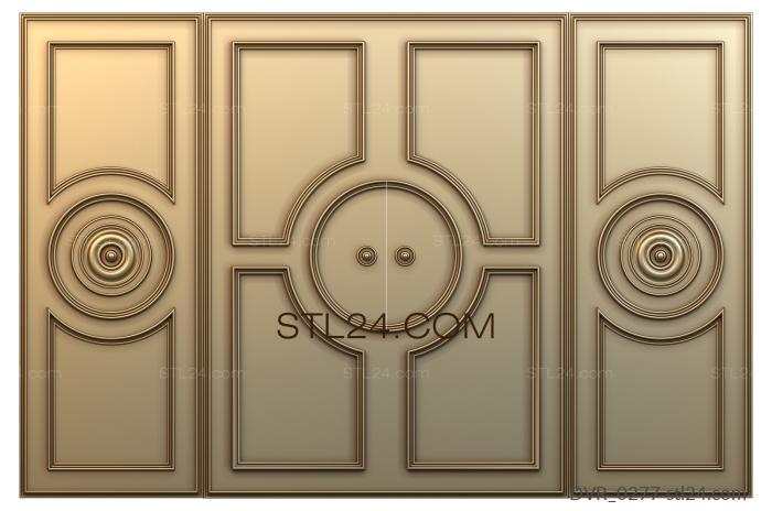 Двери резные (DVR_0277) 3D модель для ЧПУ станка