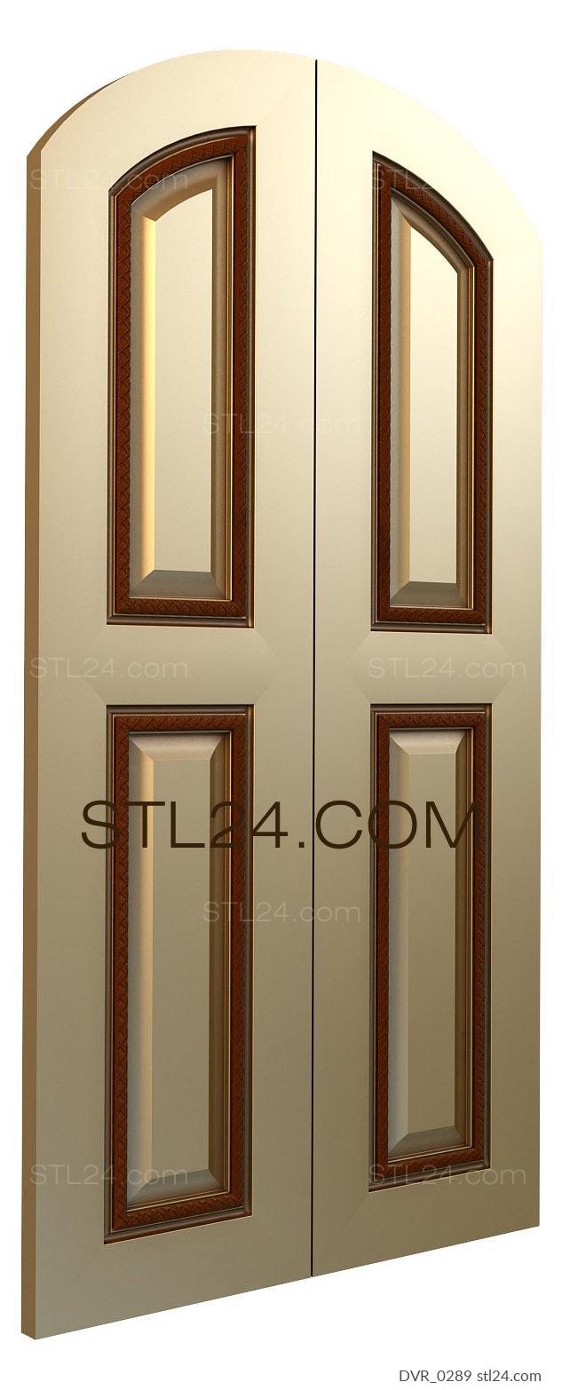 Doors (3d door model (stl), DVR_0289) 3D models for cnc