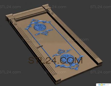 Двери резные (DVR_0305) 3D модель для ЧПУ станка