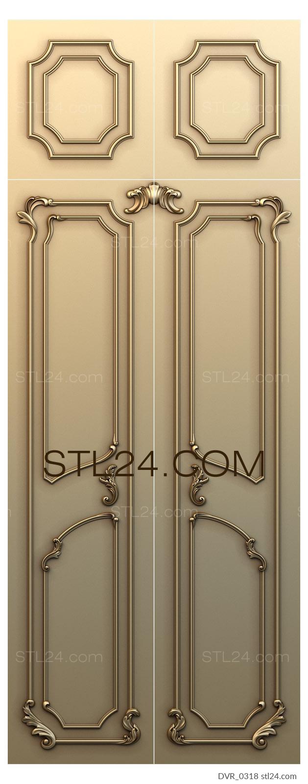 Doors (DVR_0318) 3D models for cnc