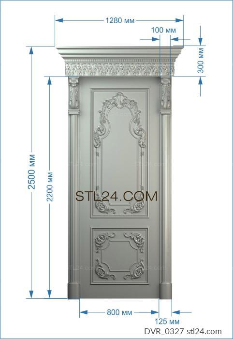 Doors (DVR_0327) 3D models for cnc