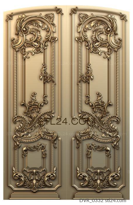 Doors (DVR_0332) 3D models for cnc