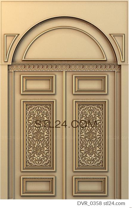 Doors (DVR_0358) 3D models for cnc