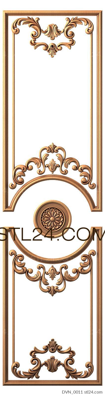 Door covers (DVN_0011) 3D models for cnc
