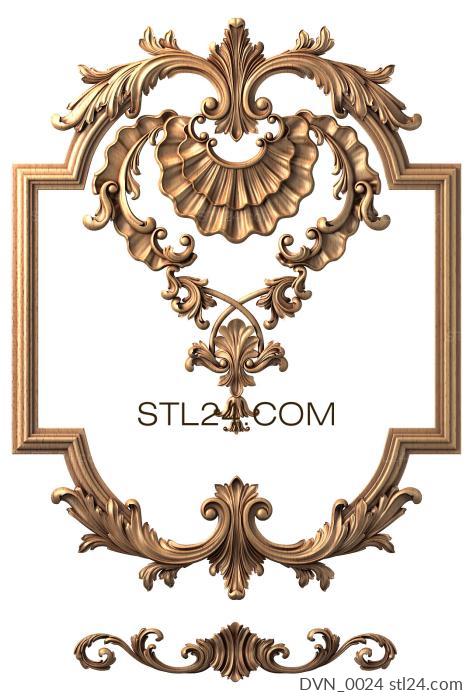 Door covers (DVN_0024) 3D models for cnc