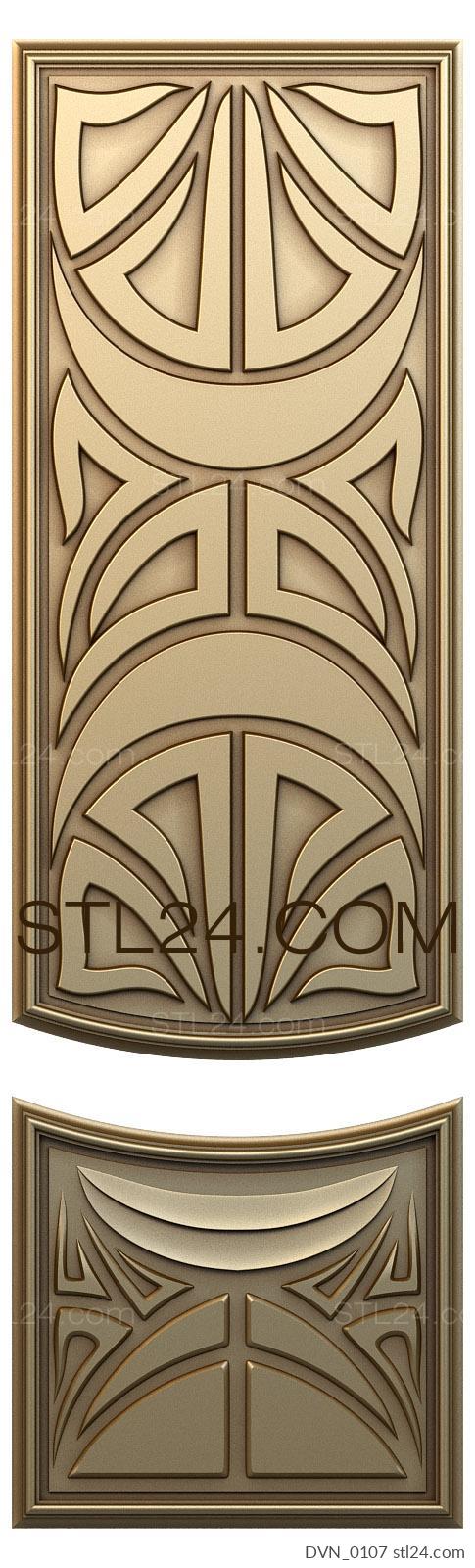 Door covers (DVN_0107) 3D models for cnc