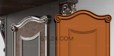 Дверные накладки (DVN_0224) 3D модель для ЧПУ станка