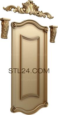 Door covers (DVN_0224) 3D models for cnc
