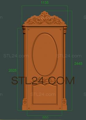 Door covers (DVN_0225) 3D models for cnc
