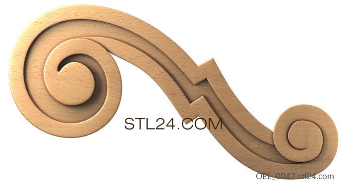Element (OEL_0047) 3D models for cnc