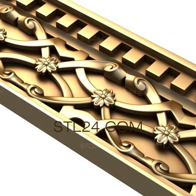 Frieze (Steel weave, FRZ_0004) 3D models for cnc