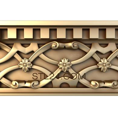 Frieze (Steel weave, FRZ_0004) 3D models for cnc