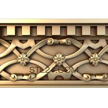 Frieze Steel weave 3d model