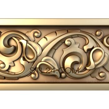 Frieze Khokhloma painting 3d model