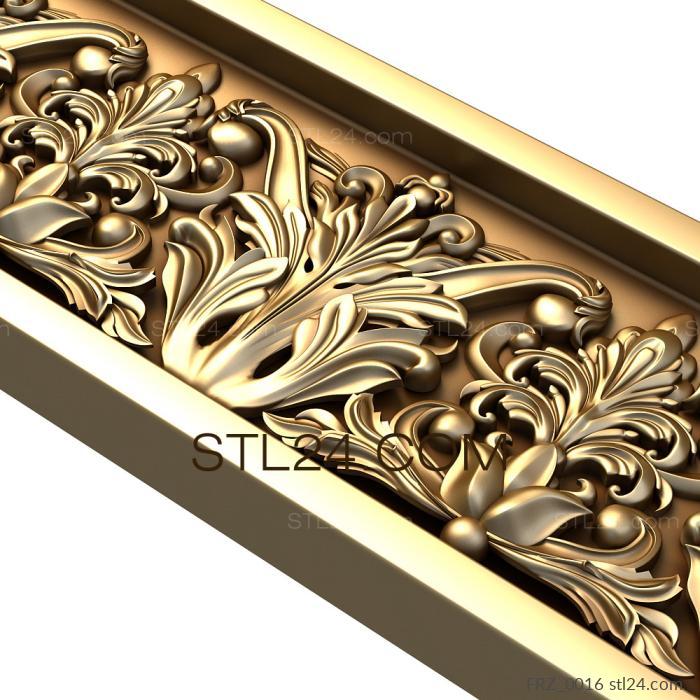 Frieze (Kirkazon, FRZ_0016) 3D models for cnc