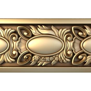 Frieze Medallion beetles 3d model