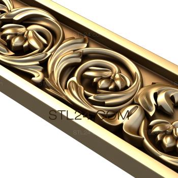 Frieze Bakautovoe tree 3d model