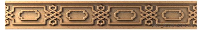 Frieze (Strict geometry, FRZ_0026) 3D models for cnc