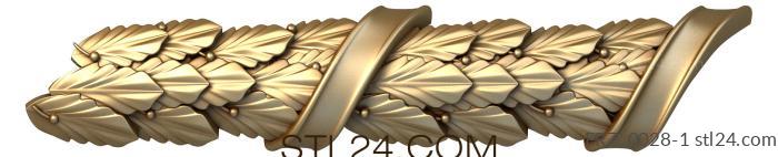 Frieze (Winners wreath-1, FRZ_0028-1) 3D models for cnc