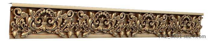 Frieze (Plakun-grass, FRZ_0031) 3D models for cnc