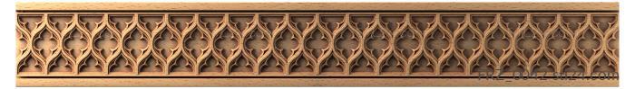 Frieze (Honeycomb gothic, FRZ_0042) 3D models for cnc