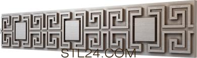 Frieze (Maze, FRZ_0043-9) 3D models for cnc
