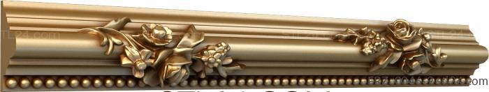 Frieze (Boutonnieres and beads, FRZ_0046-9) 3D models for cnc