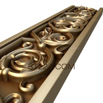 Frieze Twisted symmetry 3d model