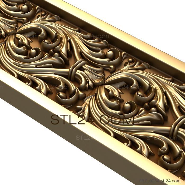Frieze (Aruncus, FRZ_0054) 3D models for cnc
