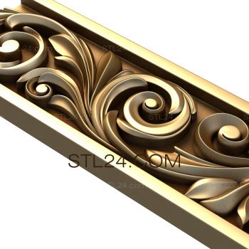 Frieze Yew branch 3d model