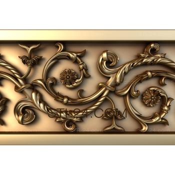 Frieze Twisted vine 3d model