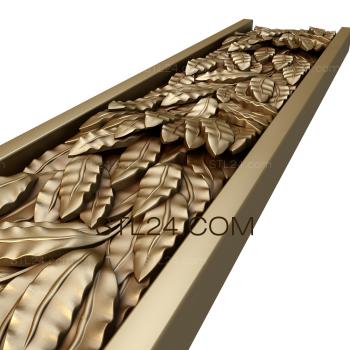 Frieze Autumn leaf fall 3d model