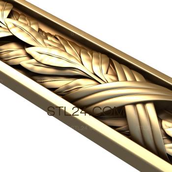 Frieze Olive wreath 3d model