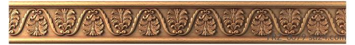 Frieze (Christmas trees wave, FRZ_0079) 3D models for cnc