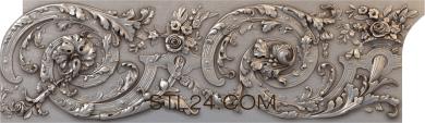 Frieze (Flower dance, FRZ_0082-9) 3D models for cnc