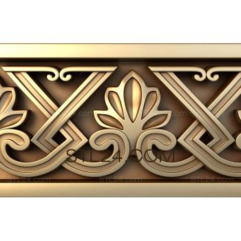 Frieze Oriental ornament-1 3d model