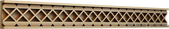 Frieze (Grid, FRZ_0088-9) 3D models for cnc