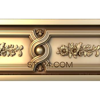 Frieze Rectangles with colors 3d model