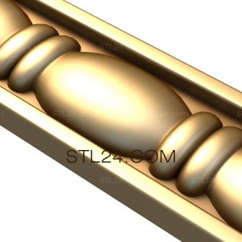 Frieze Oval segments 3d model