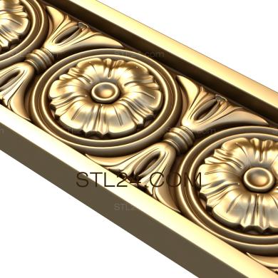 Frieze (Anemonella, FRZ_0100) 3D models for cnc