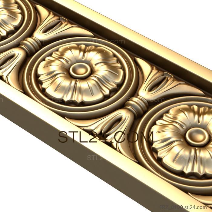 Frieze (Anemonella, FRZ_0100) 3D models for cnc